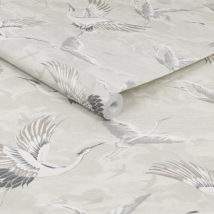 121805-Graham & Brown-Sublime - Kranes Neutral Wallpaper-Decor Warehouse