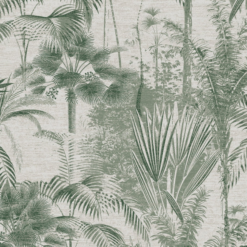 121163-Graham & Brown-Sublime - Jungle Texture Green Wallpaper-Decor Warehouse