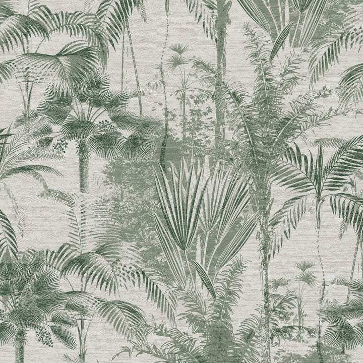 121163-Graham & Brown-Sublime - Jungle Texture Green Wallpaper-Decor Warehouse