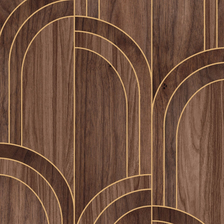 121149-Graham & Brown-Sublime - Modella Wood Walnut Wallpaper-Decor Warehouse