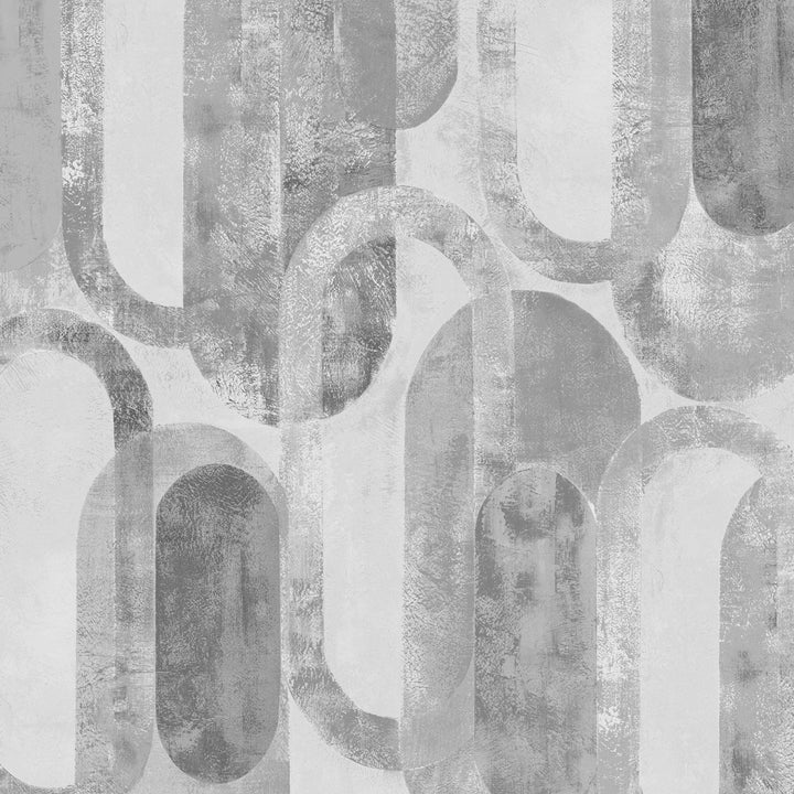 121803-Graham & Brown-Sublime - Oval Shapes Grey Wallpaper-Decor Warehouse
