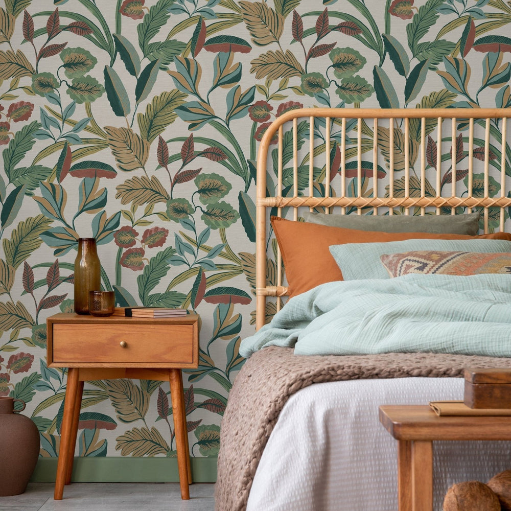 121801-Graham & Brown-Sublime - Paradise Art Neutral Wallpaper-Decor Warehouse