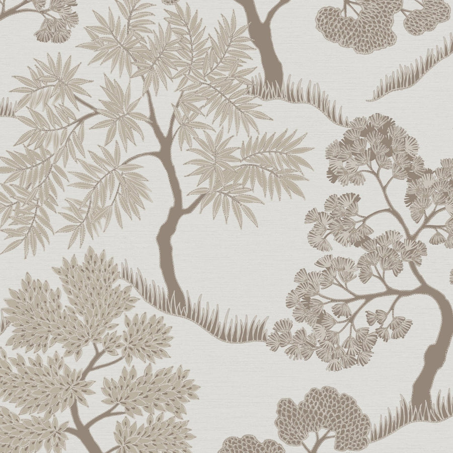 121160-Graham & Brown-Sublime - Trees Natural Gold Wallpaper-Decor Warehouse