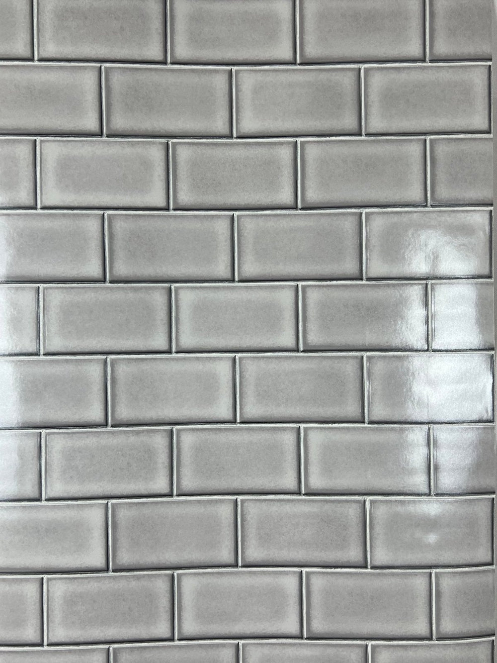 Ba220102-DecorWarehouse-Subway Tile Grey Wallpaper-Decor Warehouse