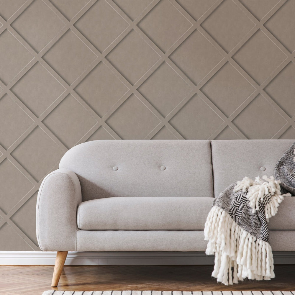 119803-Graham & Brown-Superfresco - Concrete Panel Beige Wallpaper-Decor Warehouse