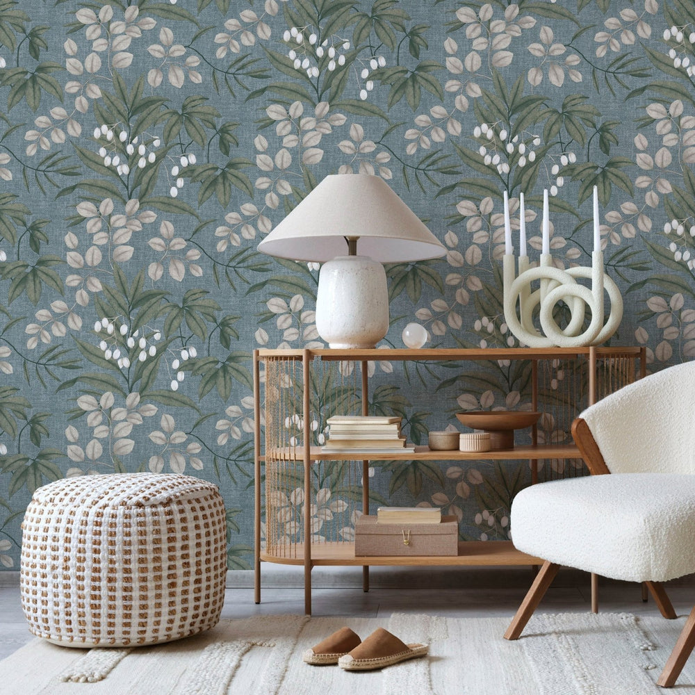 122412-Graham & Brown-Superfresco Easy - Persephone Duck Egg Wallpaper-Decor Warehouse
