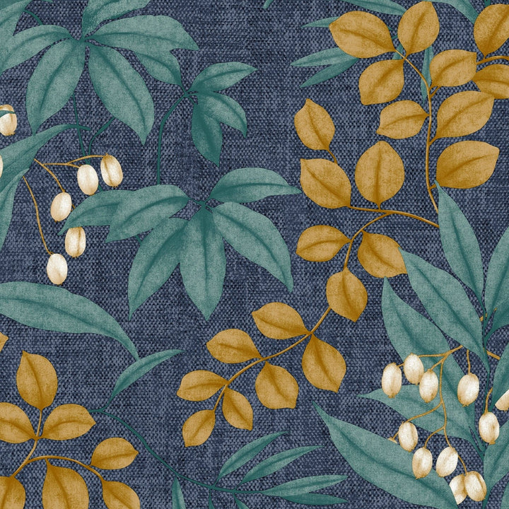 122413-Graham & Brown-Superfresco Easy - Persephone Navy Wallpaper-Decor Warehouse