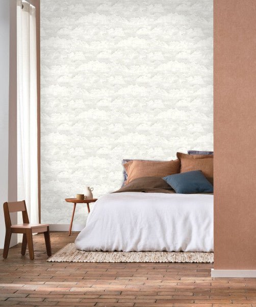  - Voyage Onirique - Songe Blanc Coton Cloud Wallpaper - ONIR87271218 - Decor Warehouse